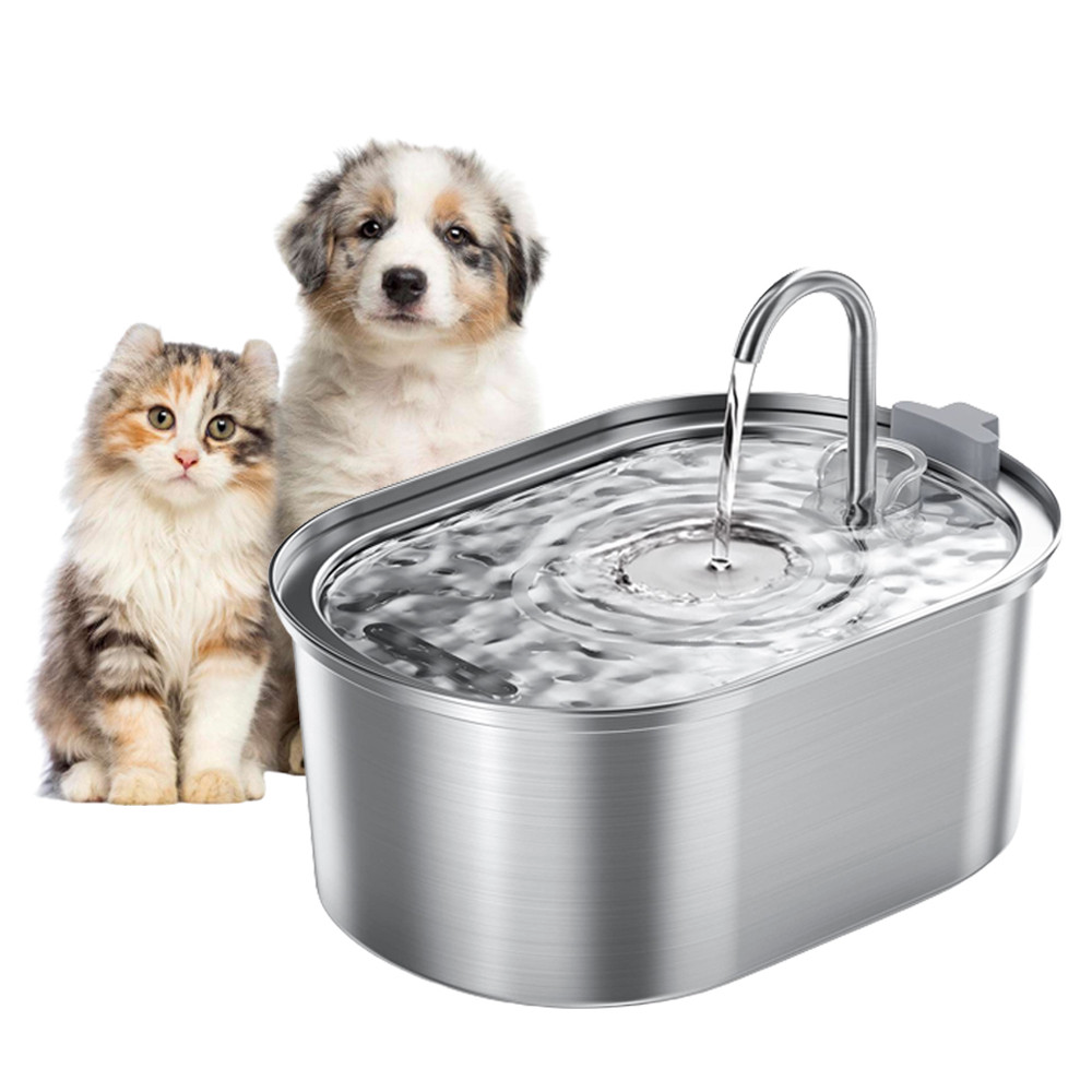 Stainless Steel Large-capacity Pet Fountain Water Dispenser
