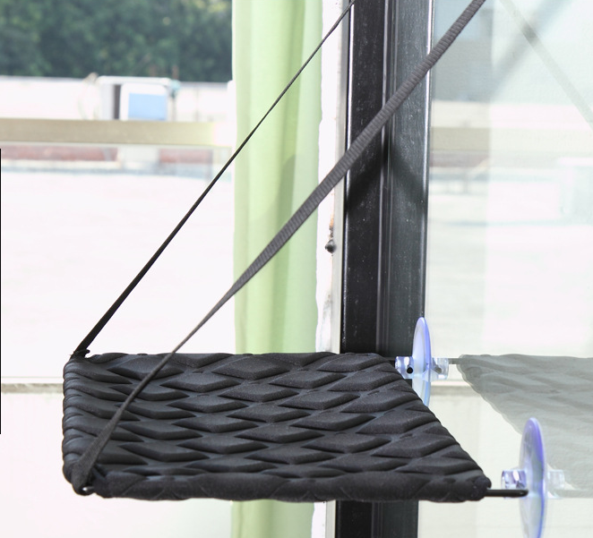 Window-Mounted Cat Hammock with Suction Cups (Single/Double)